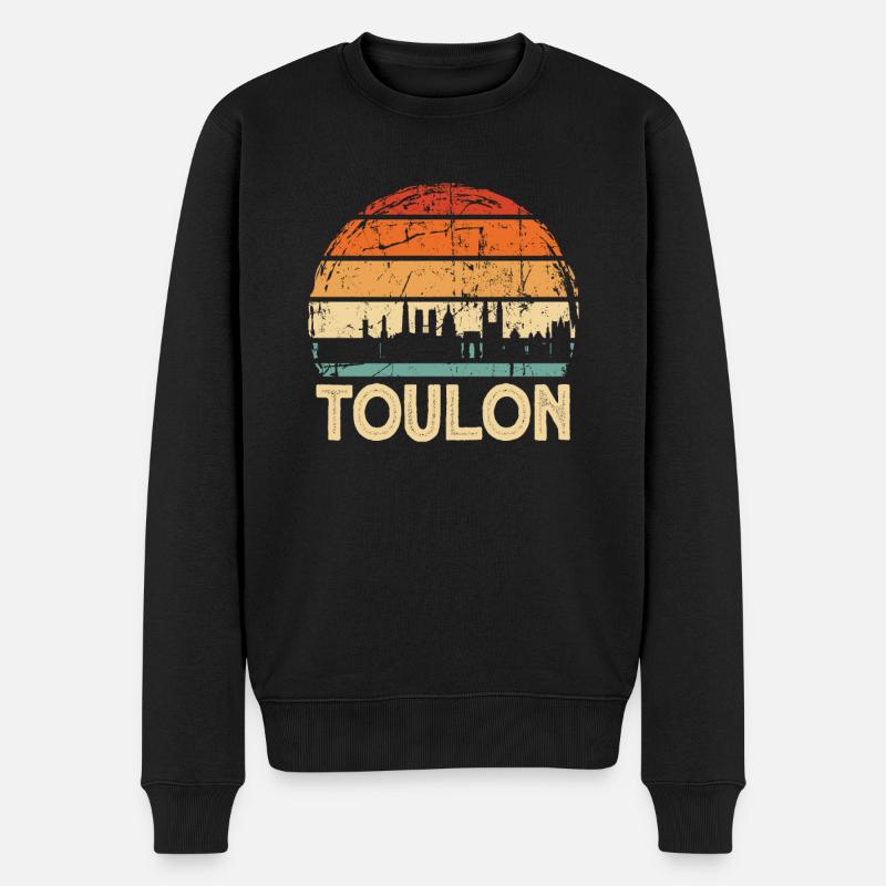 Toulon - Pull Premium bio Homme - noir