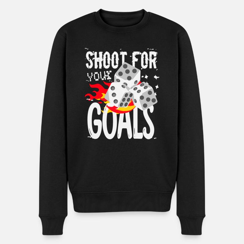 Atteindre les objectifs - Pull Premium bio Homme - noir