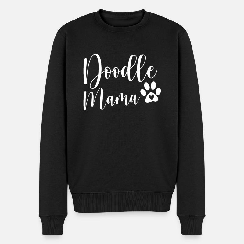 Femmes Doodle Mama Labradoodle Goldendoodle - Pull Premium bio Homme - noir