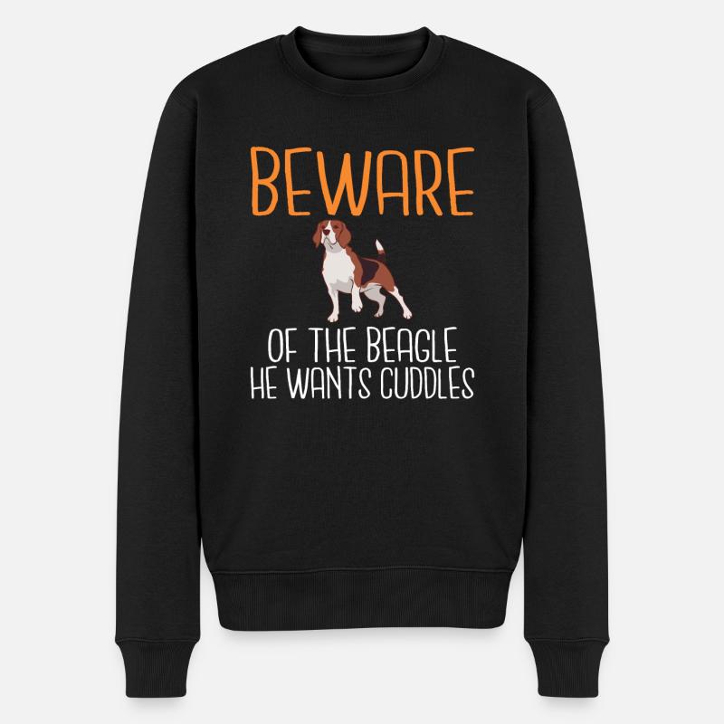 Beagle Gift Beagle Owner - Men's Premium Organic Jumper - black
