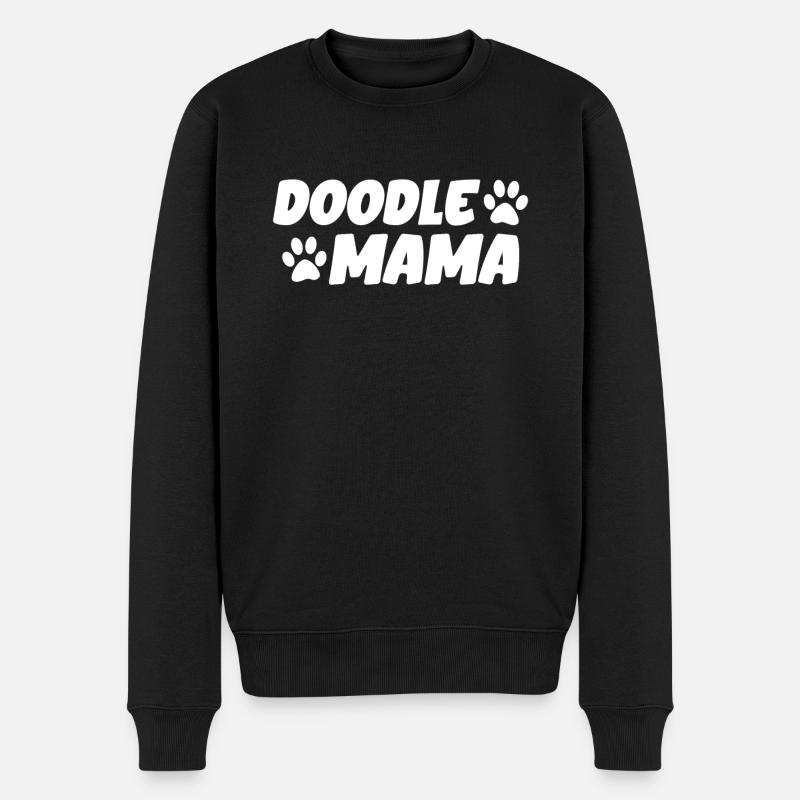 Femmes Doodle Mama Labradoodle Goldendoodle - Pull Premium bio Homme - noir