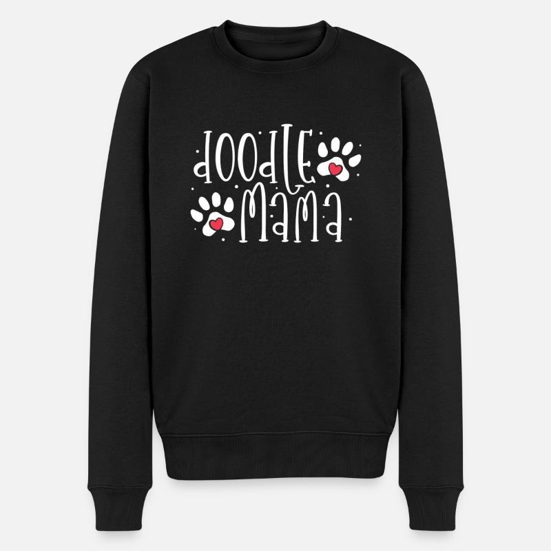 Femmes Doodle Mama Labradoodle Goldendoodle - Pull Premium bio Homme - noir