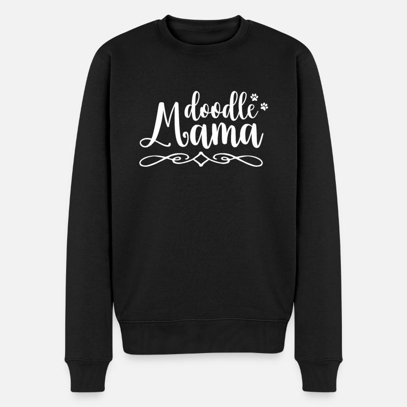 Femmes Doodle Mama Labradoodle Goldendoodle - Pull Premium bio Homme - noir