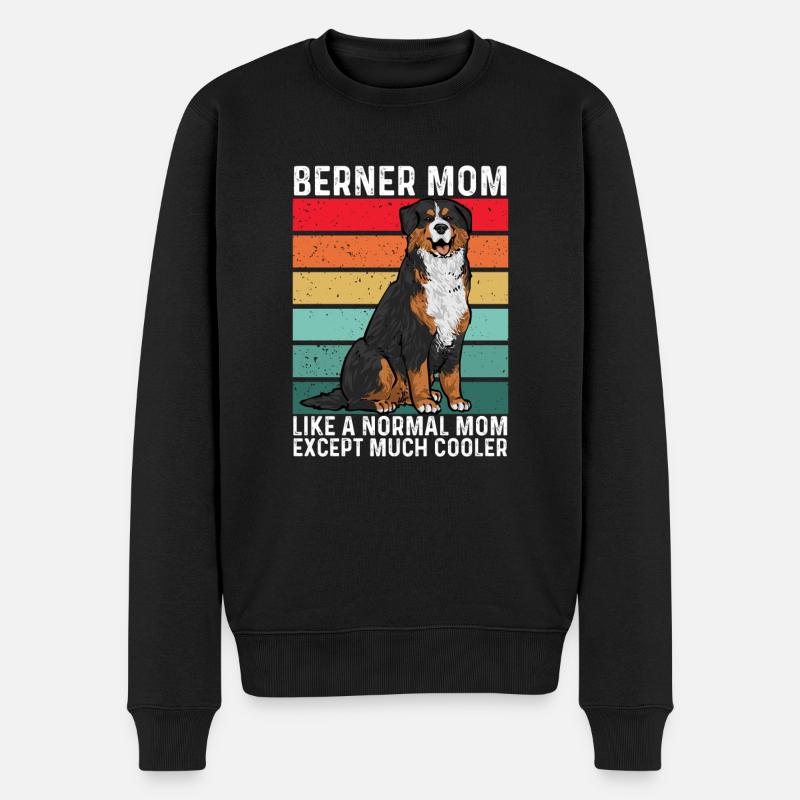 Berner Sennenhund - Männer Premium Bio Pullover - Schwarz