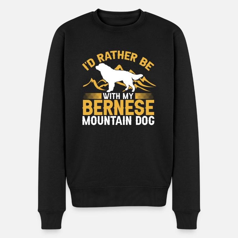 Bouvier bernois - Pull Premium bio Homme - noir