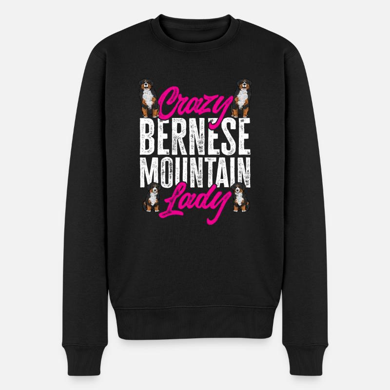 Berner Sennenhund - Männer Premium Bio Pullover - Schwarz