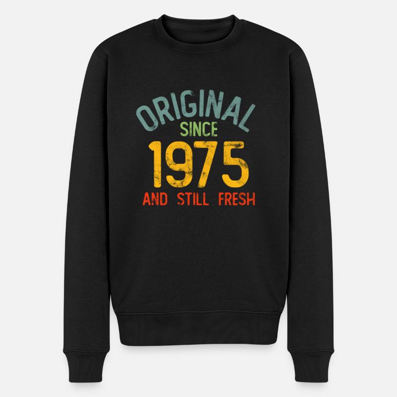 Millésime 1975 - Pull Premium bio Homme - noir