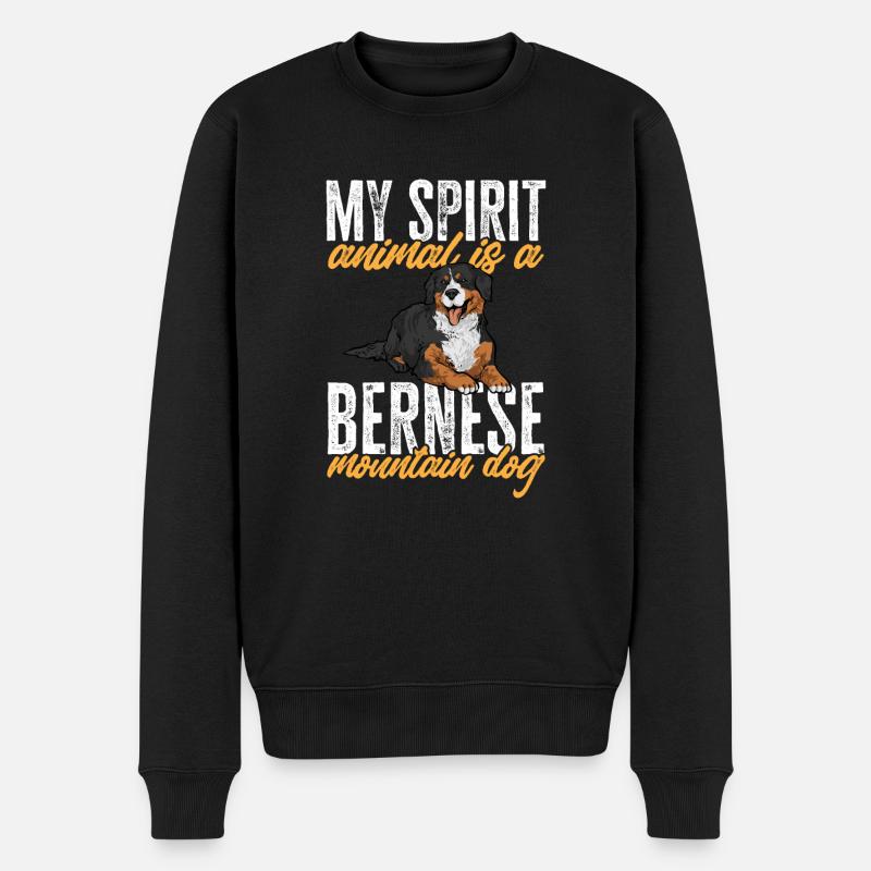 Bouvier bernois - Pull Premium bio Homme - noir