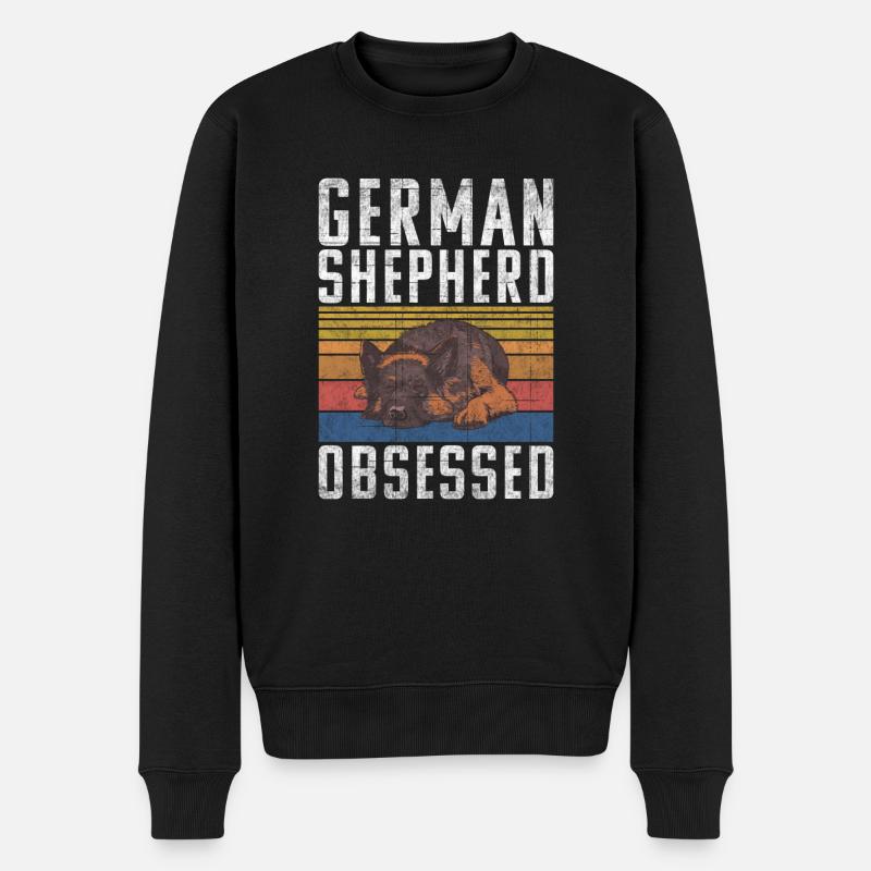 Cadeaux de berger allemand - Pull Premium bio Homme - noir