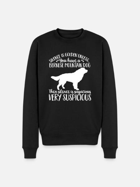 Bernese Mountain Dog - Men's Premium Organic Jumper - black