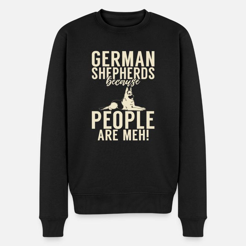 Cadeaux de berger allemand - Pull Premium bio Homme - noir
