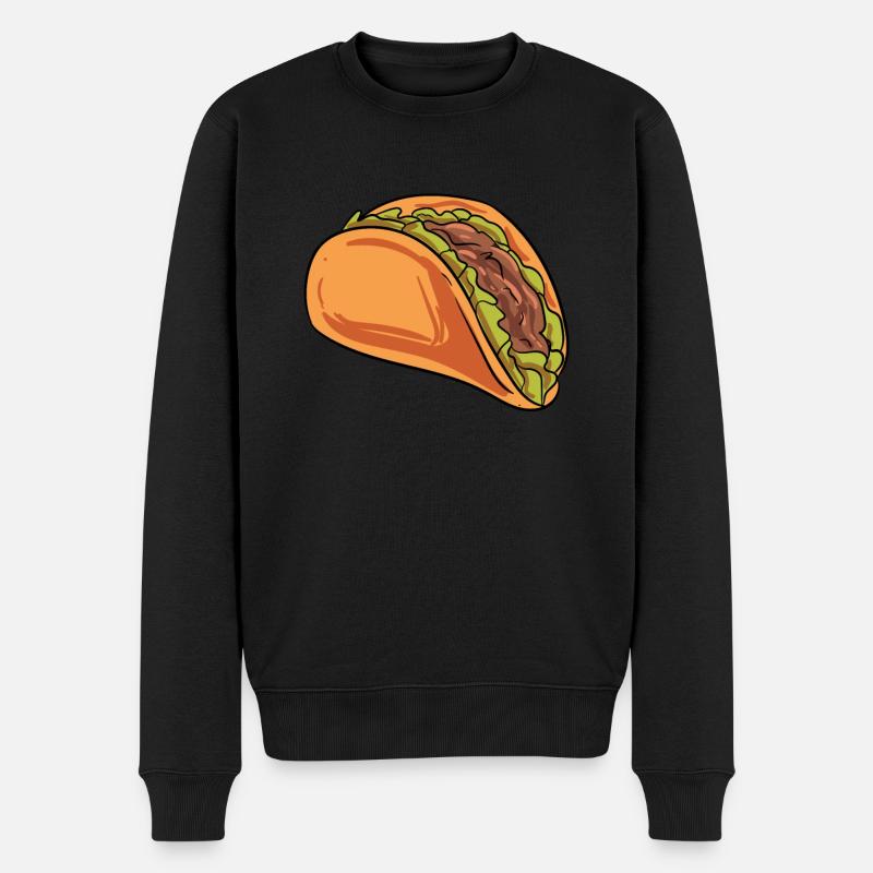Taco-Kostüm - Männer Premium Bio Pullover - Schwarz