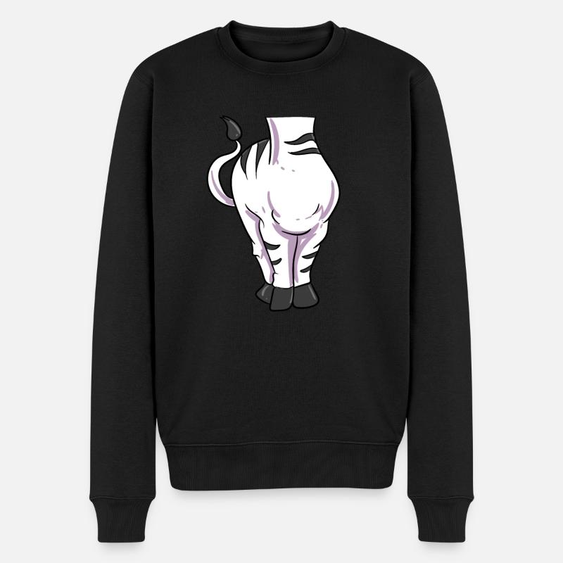 Costume de zèbre - Pull Premium bio Homme - noir