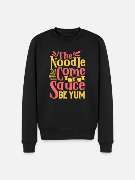 Atheistic Atheism Flying Spaghetti - Men's Premium Organic Jumper - black