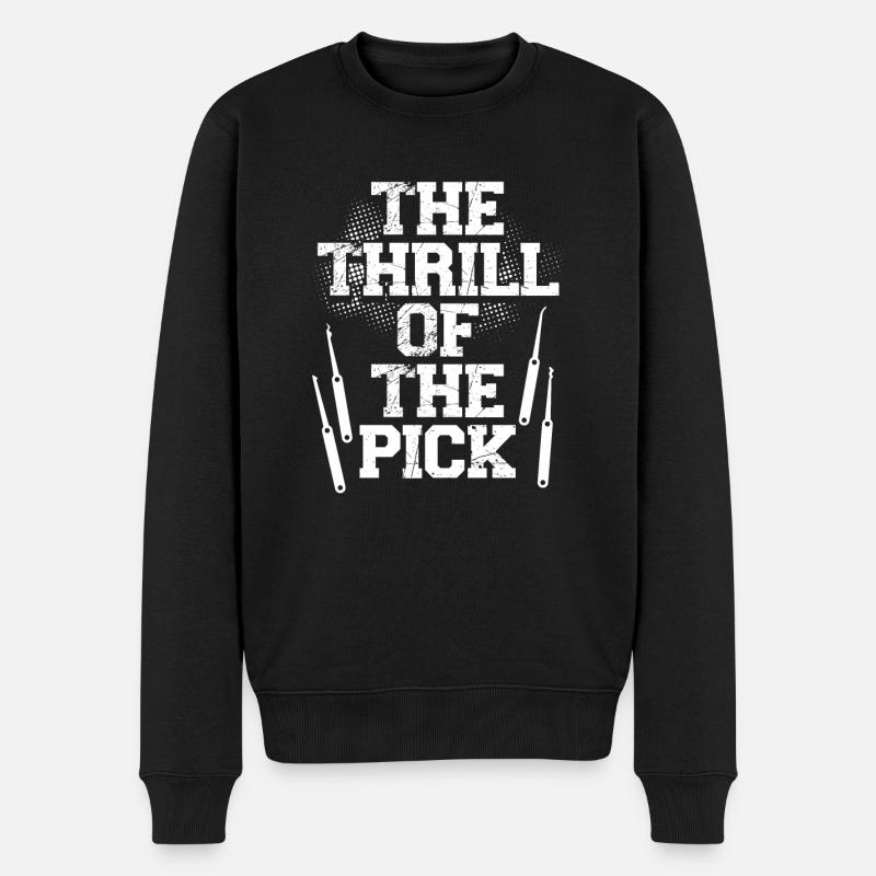Le frisson du choix - Pull Premium bio Homme - noir