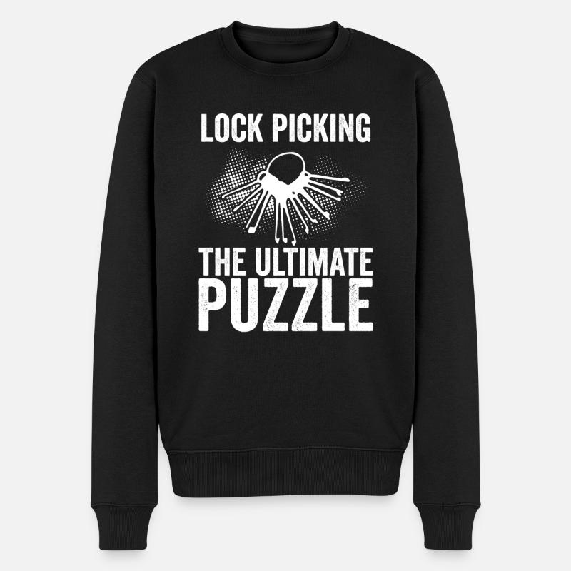Lockpicking Le puzzle ultime - Pull Premium bio Homme - noir