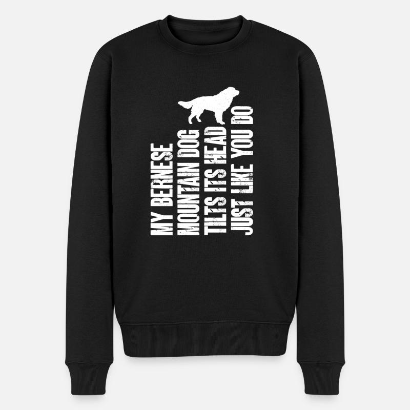 Bouvier bernois - Pull Premium bio Homme - noir