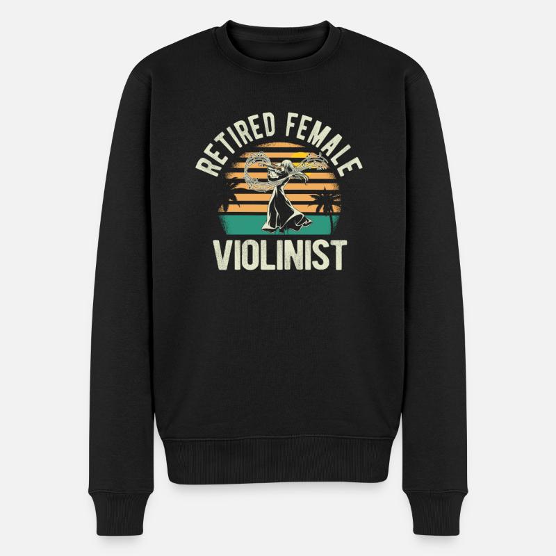 Violon Violon Retiré - Pull Premium bio Homme - noir