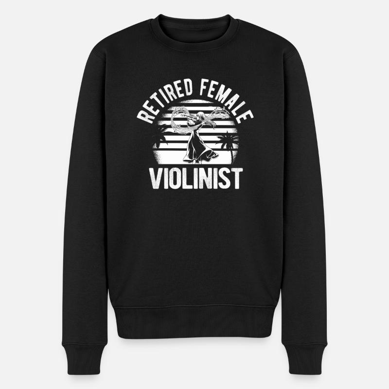 Violon Violon Retiré - Pull Premium bio Homme - noir