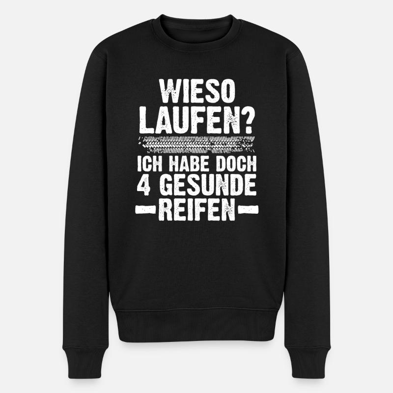 Auto Mechaniker KFZ Mechatroniker Tuner Schrauber - Männer Premium Bio Pullover - Schwarz