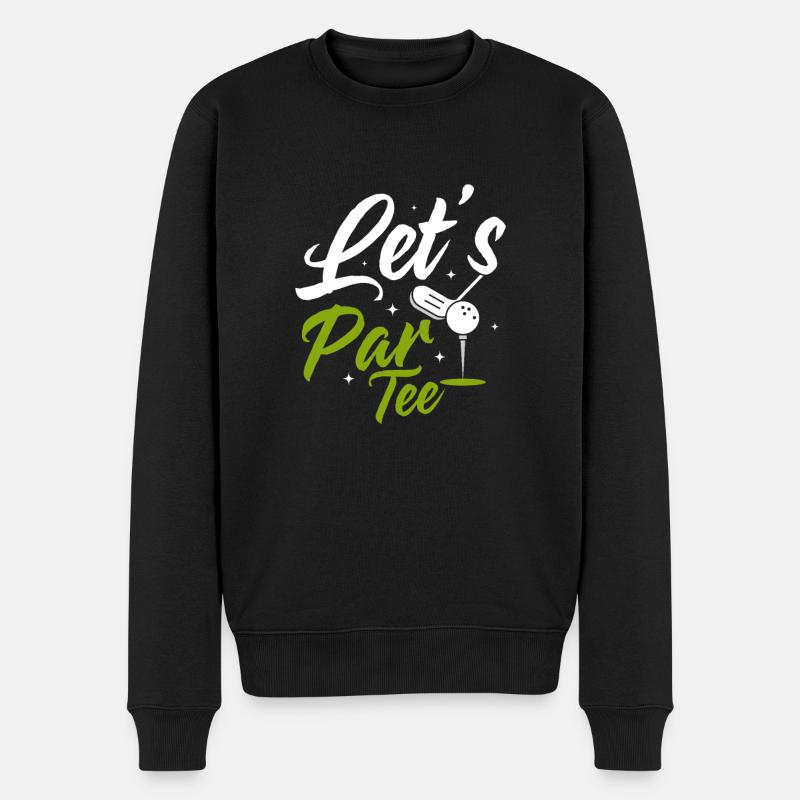Let's Par Tee Golf Golfing - Pull Premium bio Homme - noir
