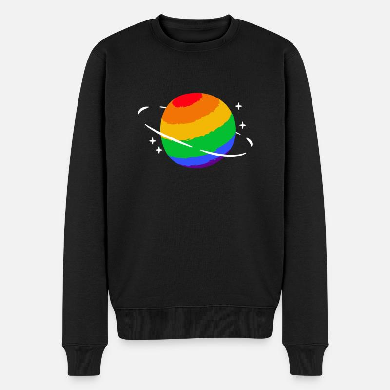 Fier LGBTQ. Opinion - Pull Premium bio Homme - noir