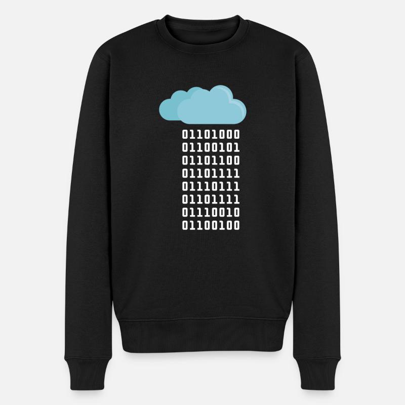 Cloud Computing Coder Programmeur Informaticien - Pull Premium bio Homme - noir