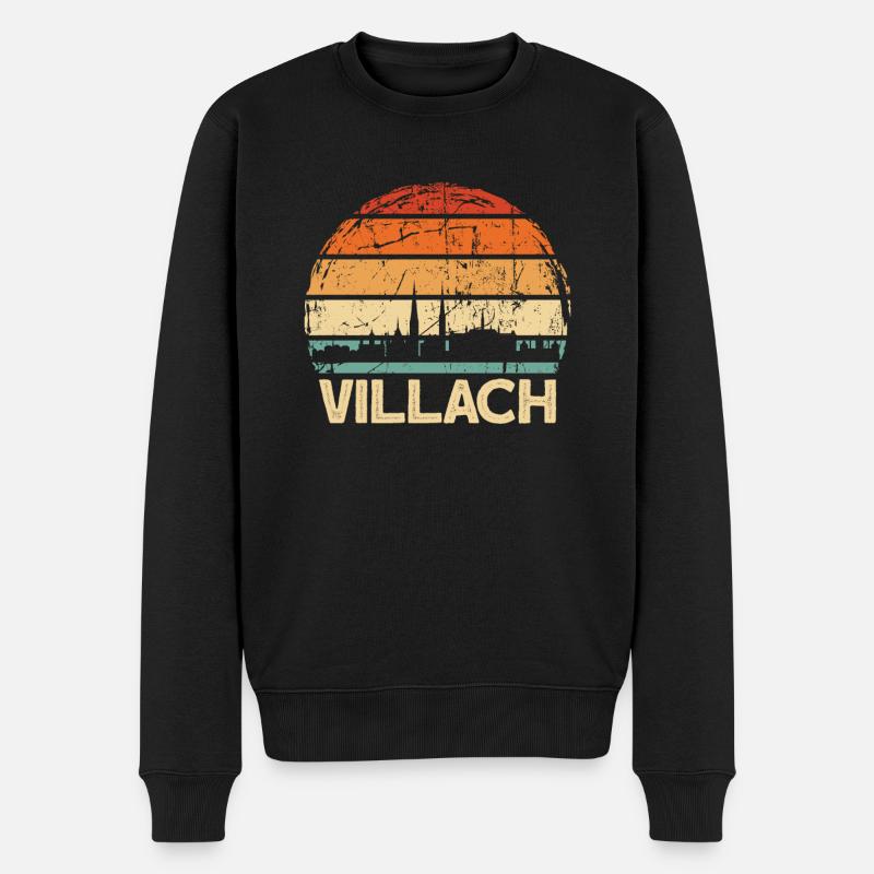 Villach - Pull Premium bio Homme - noir