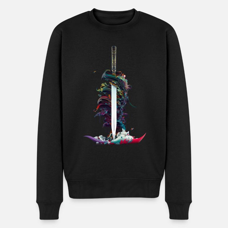 Épée magique - Pull Premium bio Homme - noir