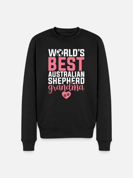 Australian Shepherd Gifts - Men's Premium Organic Jumper - black