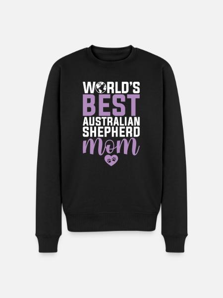 Australian Shepherd Gifts - Men's Premium Organic Jumper - black