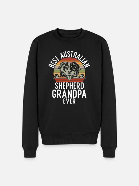Australian Shepherd Gifts - Men's Premium Organic Jumper - black