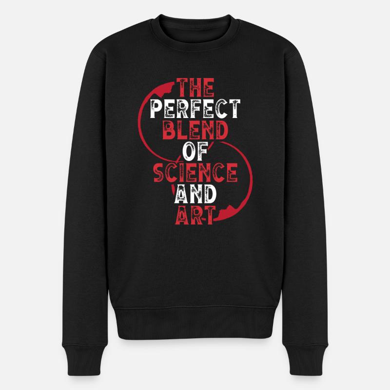 Le mélange parfait de science - Pull Premium bio Homme - noir
