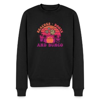 Bunco Bunco Party Beaches Booze And Bunco, - Männer Premium Bio Pullover - Schwarz - Vorne - Nico (187cm)