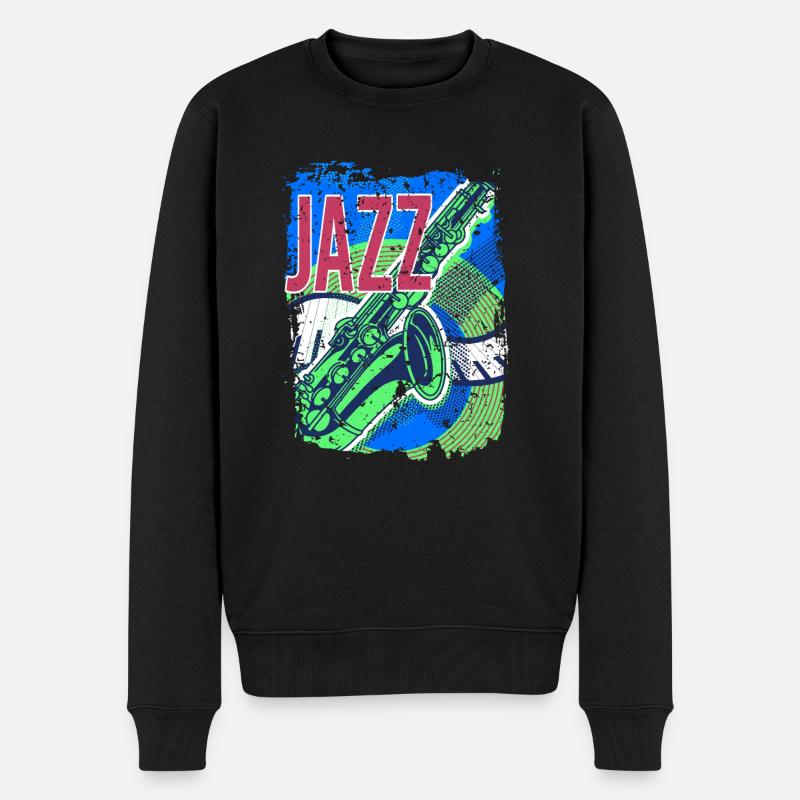 Festival d’improvisation de musique jazz - Pull Premium bio Homme - noir
