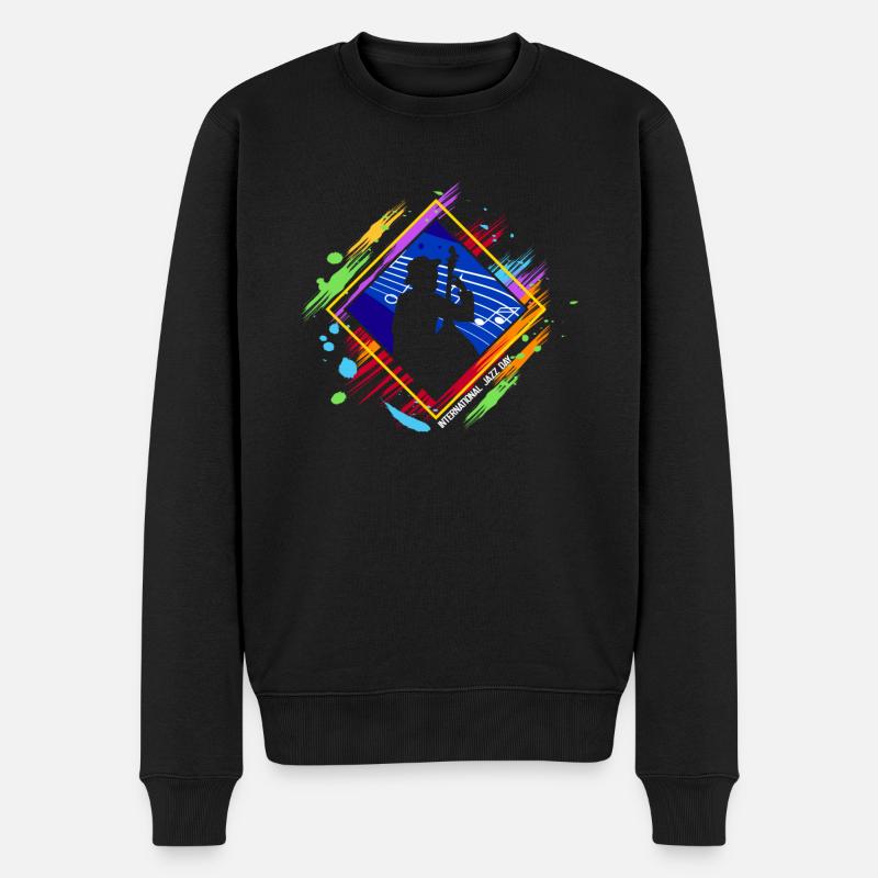 Festival d’improvisation de musique jazz - Pull Premium bio Homme - noir