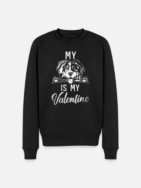 Australian Shepherd Gifts - Men's Premium Organic Jumper - black