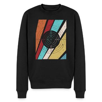 Sport shooter retro Schützenkönig - Pull Premium bio Homme - noir - Devant - Nico (187cm)