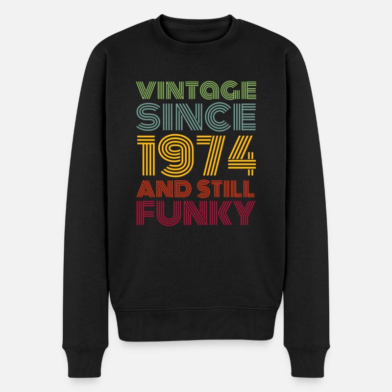 Millésime 1974 - Pull Premium bio Homme - noir