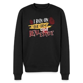 True Crime Murder Spy Crime Intérêt Idée cadeau - Pull Premium bio Homme - noir - Devant - Nico (187cm)