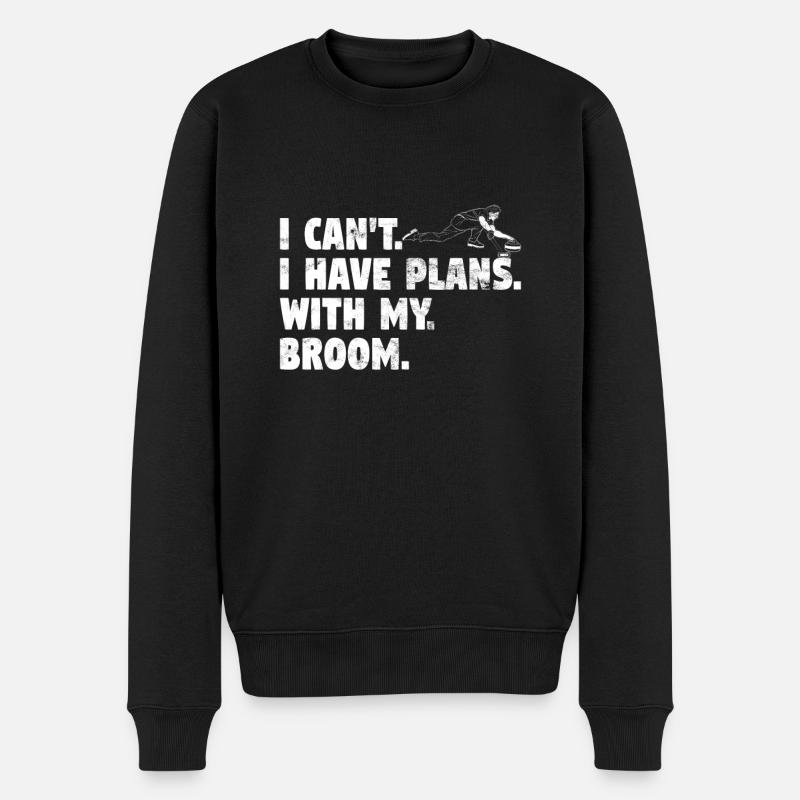 Locken - Männer Premium Bio Pullover - Schwarz
