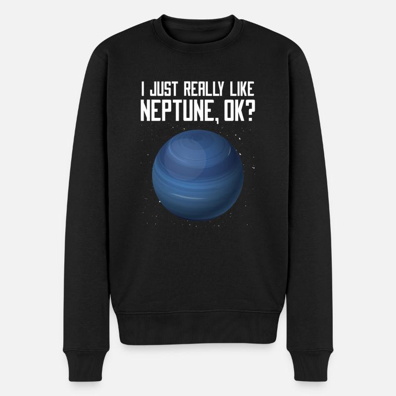Neptune - Pull Premium bio Homme - noir