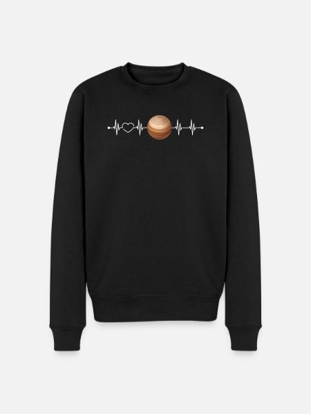 Jupiter - Men's Premium Organic Jumper - black