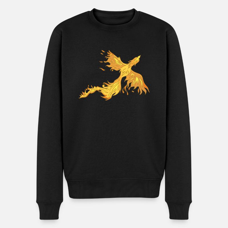 Phoenix Bird Créatures mythiques - Pull Premium bio Homme - noir