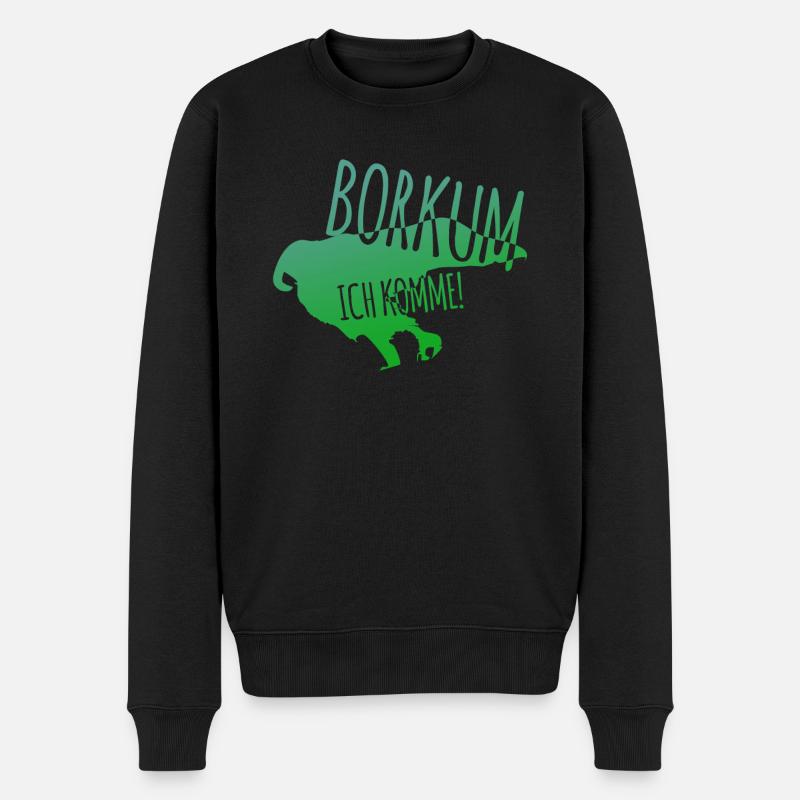 Tourisme Borkum - Pull Premium bio Homme - noir