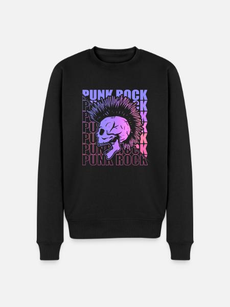 Punk Rock Pogo Anarchy Punks Punk Rocker Punk - Men's Premium Organic Jumper - black