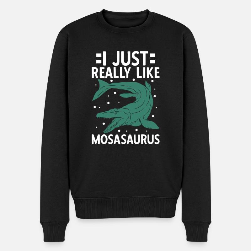 J’aime vraiment Mosasaurus - Pull Premium bio Homme - noir