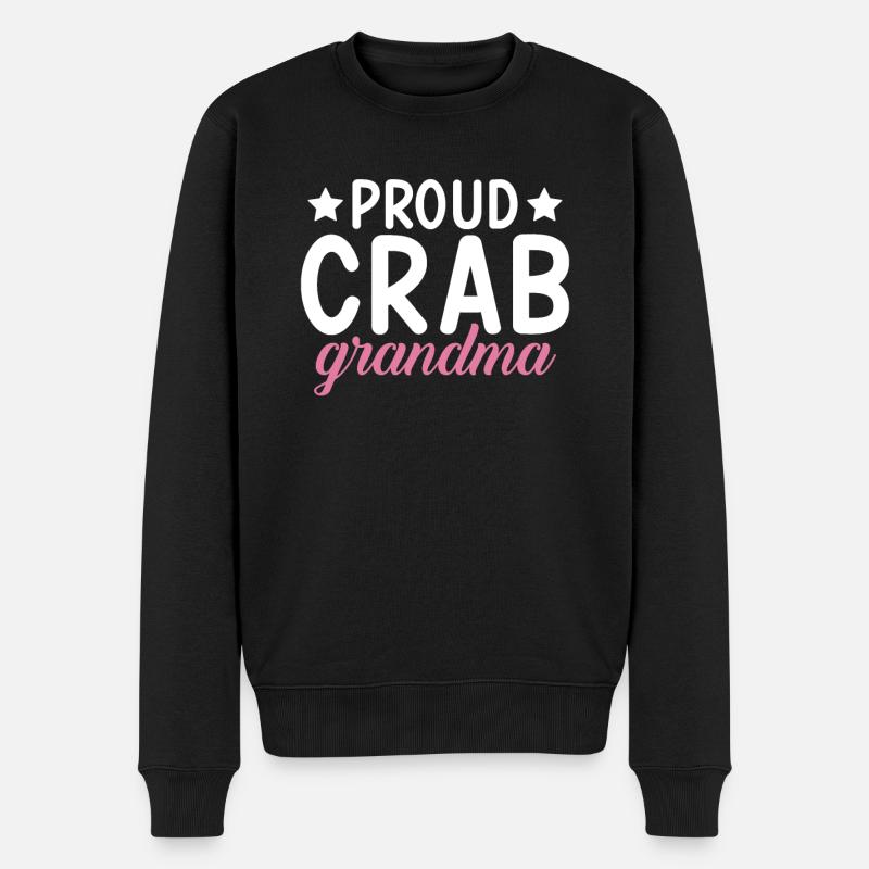 Cadeaux Crab Lover - Pull Premium bio Homme - noir