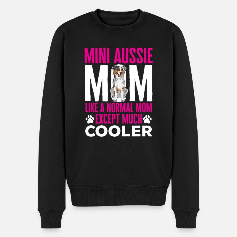 Miniature Australian Shepherd - Men's Premium Organic Jumper - black