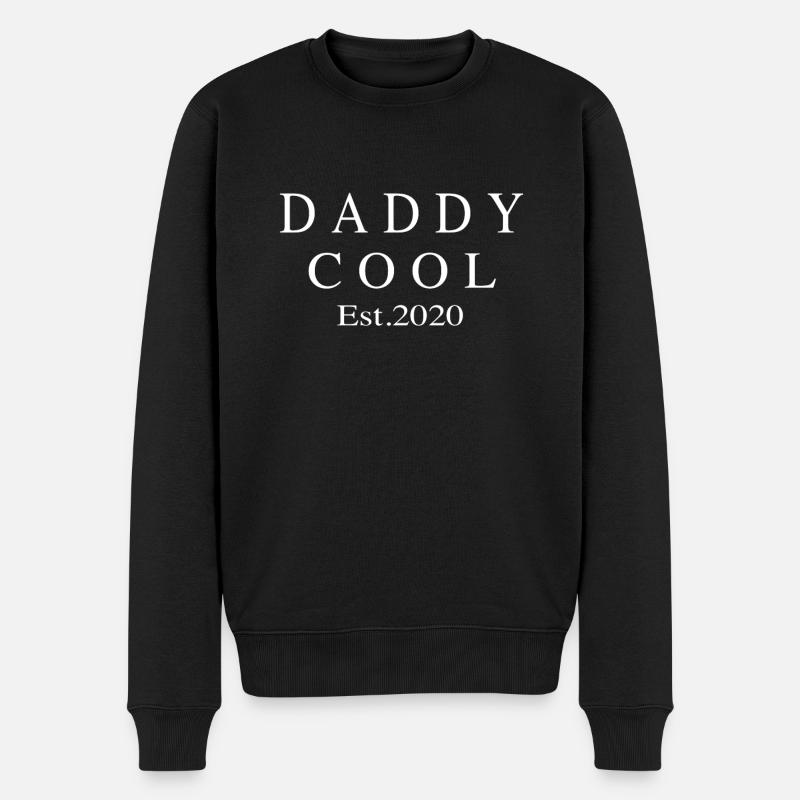 Daddy Cool est 2020 - Men's Premium Organic Jumper - black
